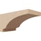 Ekena Millwork 4"W x 8"D x 4"H Wide Moab Rough Cedar Woodgrain TimberThane Corbel, Primed Tan CORUR04X08X04MOARCPR - alternate 1